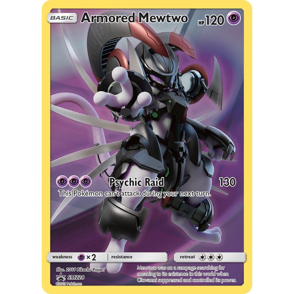 Armored Mewtwo Promo SM228 Pokemon Card Game Sun & Moon Promos