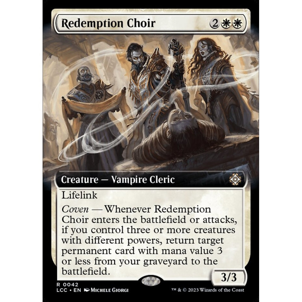 Redemption Choir, rare, 42, Magic the Gathering, The Lost Caverns of Ixalan Commander