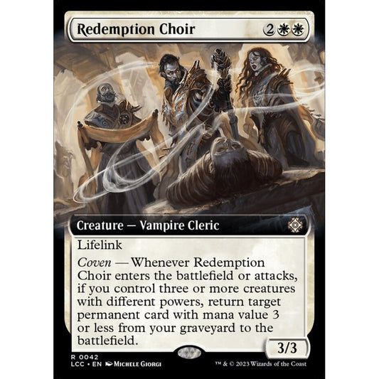 Redemption Choir, rare, 42, Magic the Gathering, The Lost Caverns of Ixalan Commander