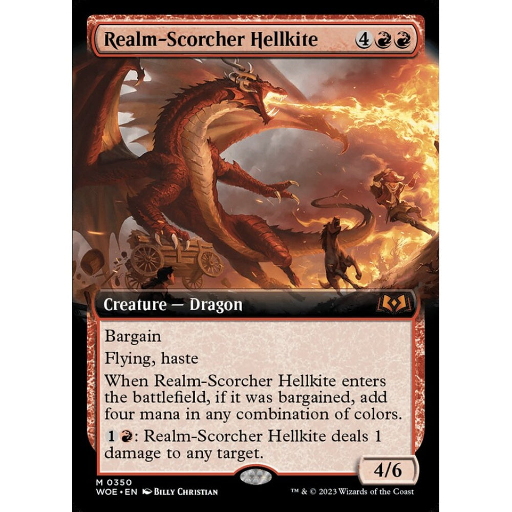Realm-Scorcher Hellkite, mythic, 350, Magic the Gathering, Wilds of Eldraine