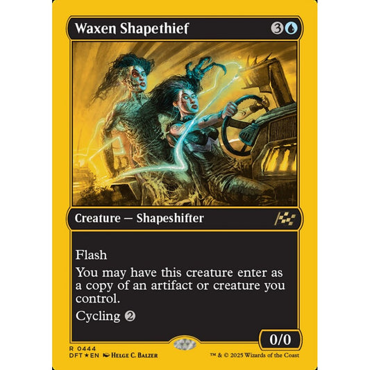 Waxen Shapethief, 444, rare, Magic: The Gathering, Aetherdrift