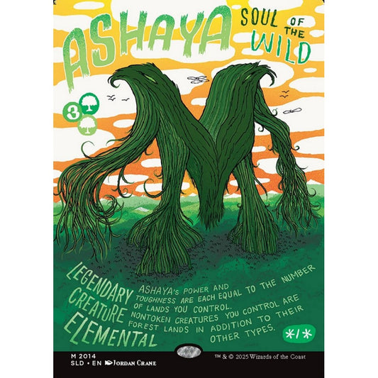 Ashaya, Soul of the Wild mythic 2014 Magic the Gathering Secret Lair Drop