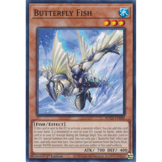 Butterfly Fish ROTA-EN088 Common Common Yu-Gi-Oh Rage of the Abyss in Art