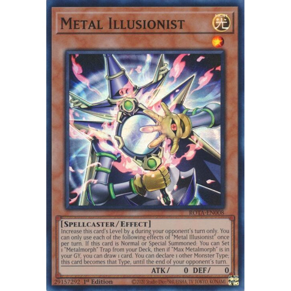 Metal Illusionist ROTA-EN008 Super Yu-Gi-Oh Rage of the Abyss