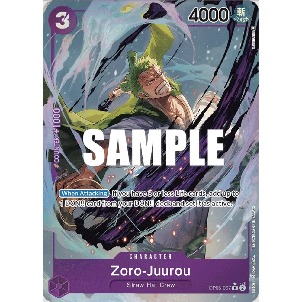 Zoro-Juurou, OP05-067, Alternate Art, One Piece, Awakening of the New Era