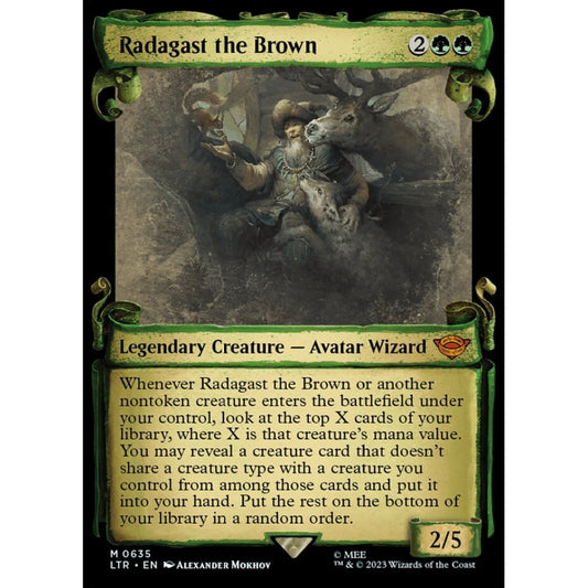 Radagast the Brown, mythic, 635, Magic the Gathering, The Lord of the Rings: Tales of Middle-earth