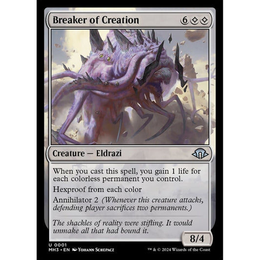 Breaker of Creation, 1, uncommon, Magic: The Gathering, Modern Horizons 3