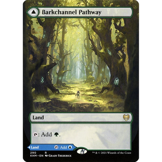 Barkchannel Pathway // Tidechannel Pathway rare 290 Magic the Gathering Kaldheim