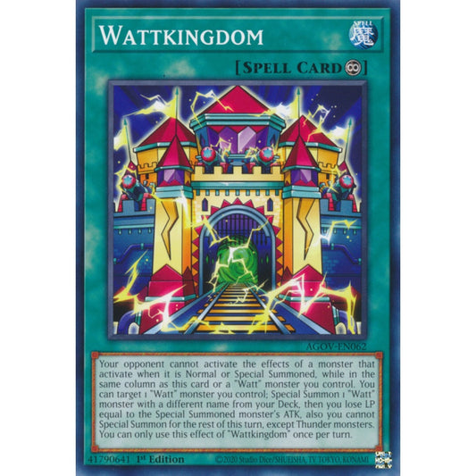 Wattkingdom AGOV-EN062 Common Common Yu-Gi-Oh Age of Overlord in Art