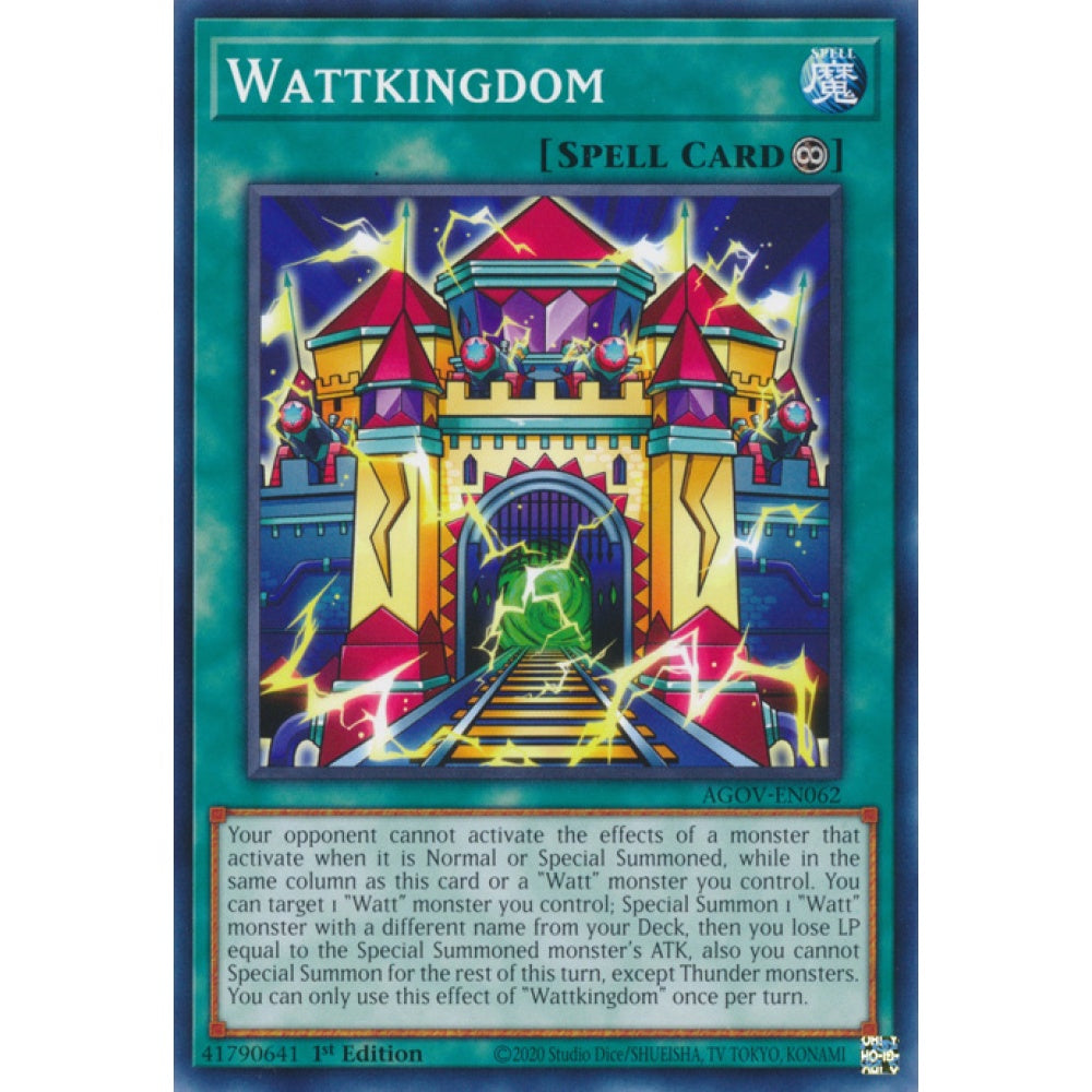 Wattkingdom AGOV-EN062 Common Common Yu-Gi-Oh Age of Overlord in Art