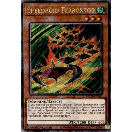 Speedroid Terrortop MP24-EN040 QCR Quarter Century Secret Rare Yu-Gi-Oh 25th Anniversary Tin: Dueling Mirrors in Art