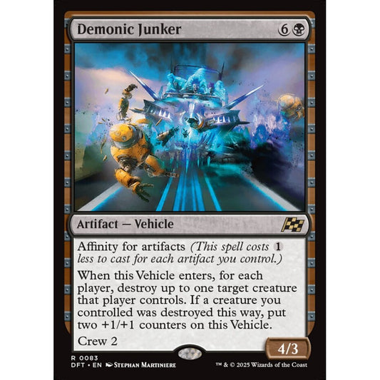 Demonic Junker, 83, rare, Magic: The Gathering, Aetherdrift