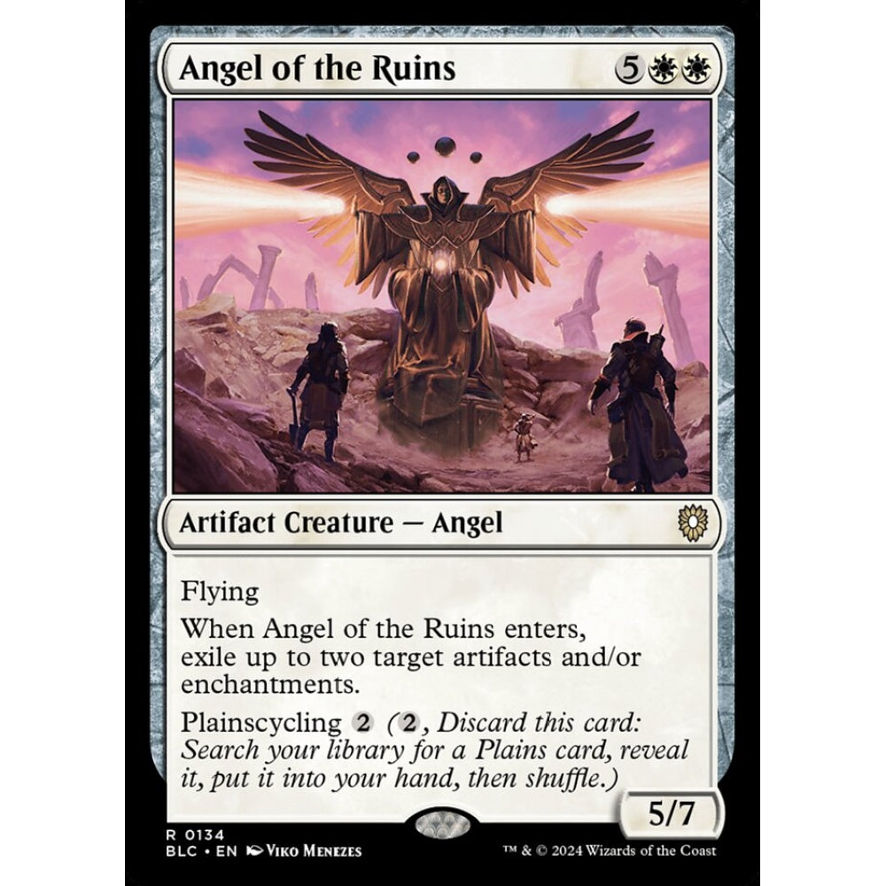 Angel of the Ruins, 134, rare, Magic: The Gathering, Bloomburrow