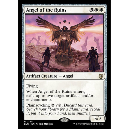 Angel of the Ruins, 134, rare, Magic: The Gathering, Bloomburrow