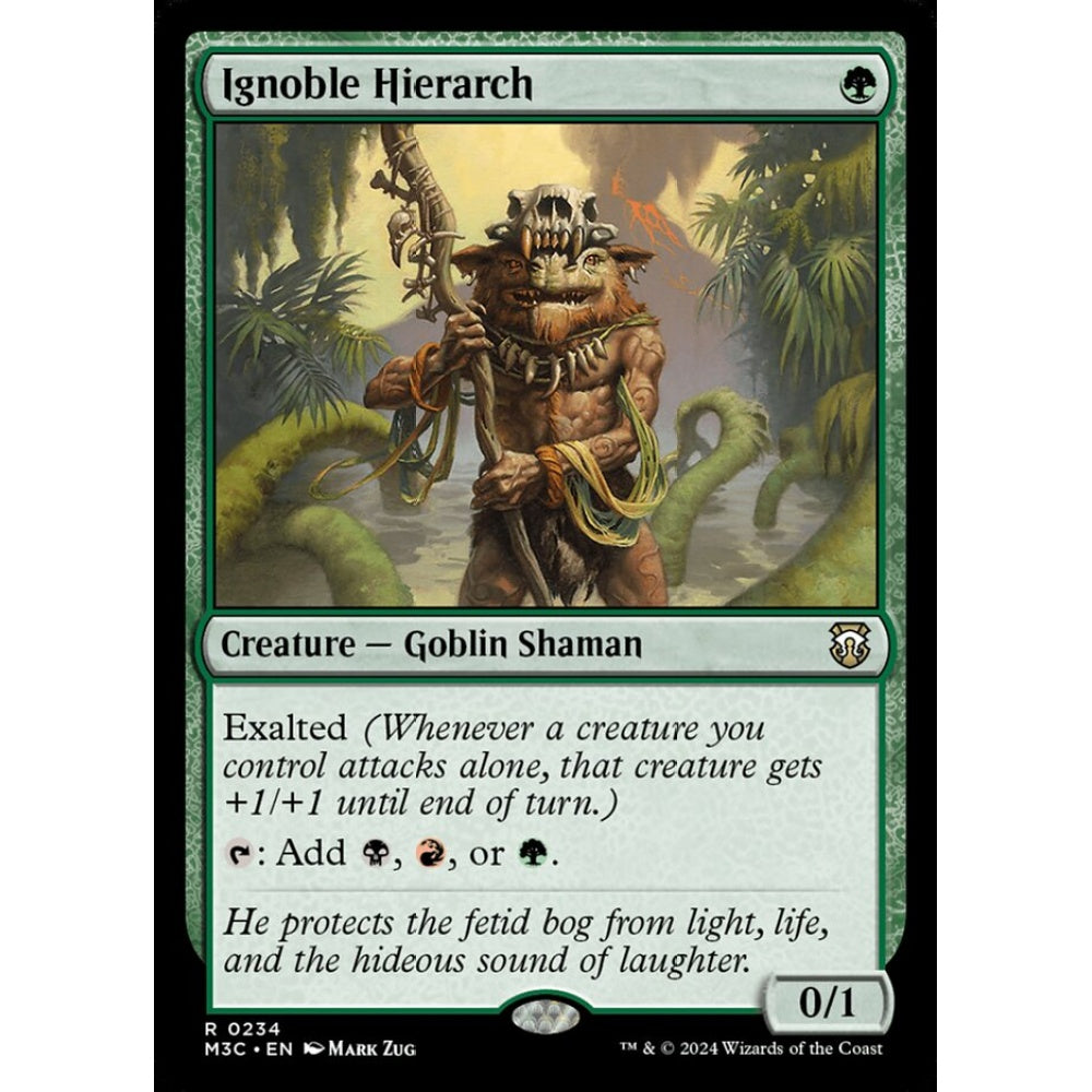 Ignoble Hierarch, 234, rare, Magic: The Gathering, Modern Horizons 3