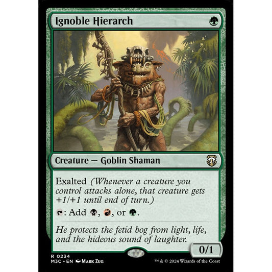 Ignoble Hierarch, 234, rare, Magic: The Gathering, Modern Horizons 3