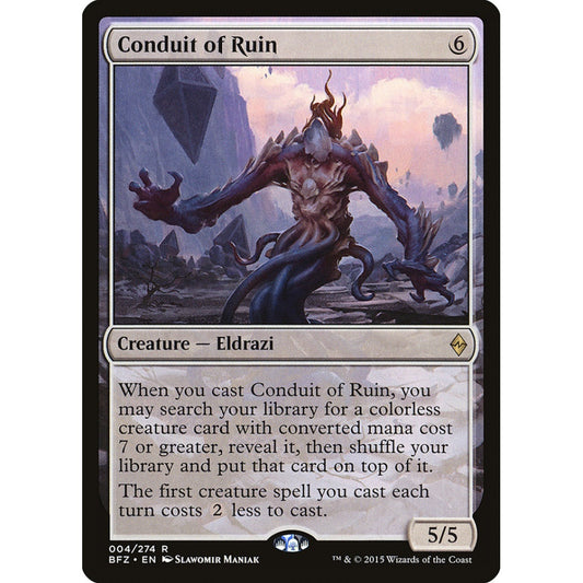 Conduit of Ruin rare 4 Magic the Gathering Battle for Zendikar