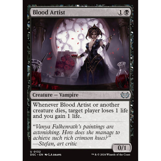 Blood Artist, 132, uncommon, Magic: The Gathering, Duskmourn: House of Horror