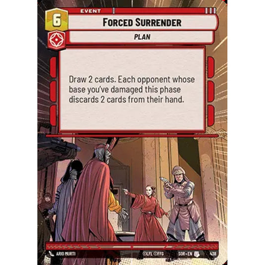Forced Surrender, 438, U, Star Wars Unlimited, Sparks Of Rebellion