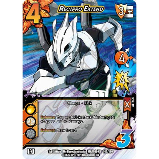 Recipro Extend, 149/180, XR, UniVersus, MHA01 My Hero Academia