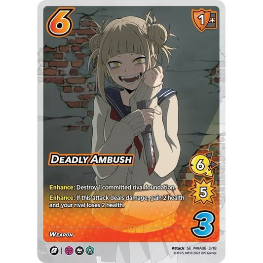 Deadly Ambush, 3/18, MHA06, Universus, MHA06 Jet Burn, nan