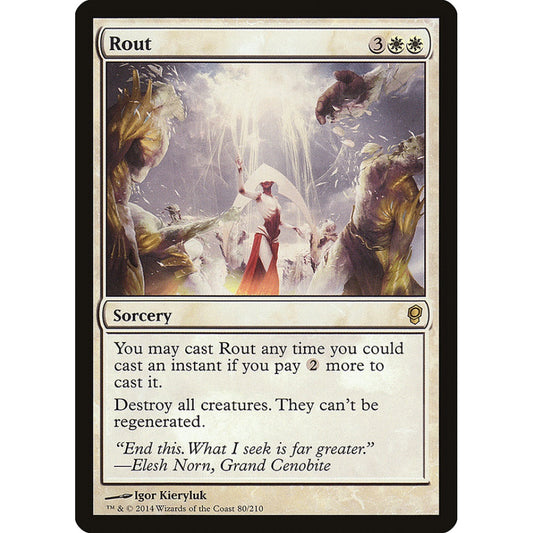 Rout rare 80 Magic the Gathering Conspiracy