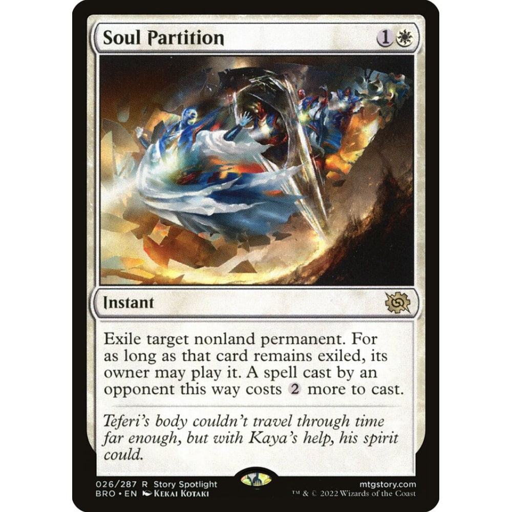 Soul Partition rare 26 Magic the Gathering The Brothers' War
