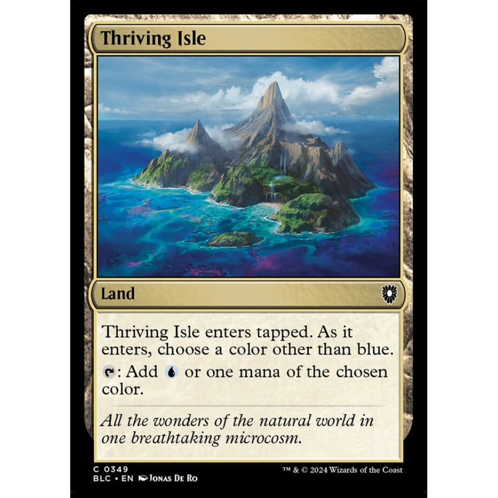Thriving Isle, 349, common, Magic: The Gathering, Bloomburrow
