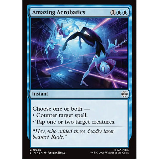 Amazing Acrobatics common 25 Magic the Gathering Marvel's Spider-Man