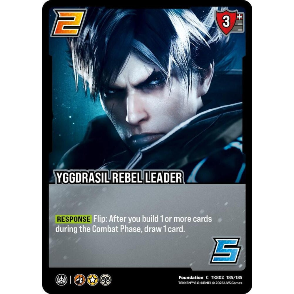 Yggdrasil Rebel Leader 185/185 TK802 Universus Tekken 8 Foundation C