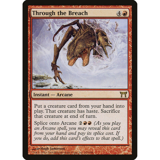 Through the Breach rare 193 Magic the Gathering Champions of Kamigawa