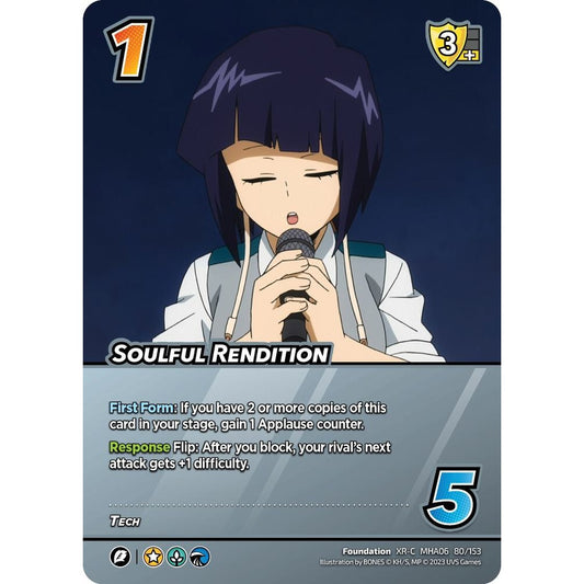 Soulful Rendition, 80/153, MHA06, Universus, MHA06 Jet Burn, nan