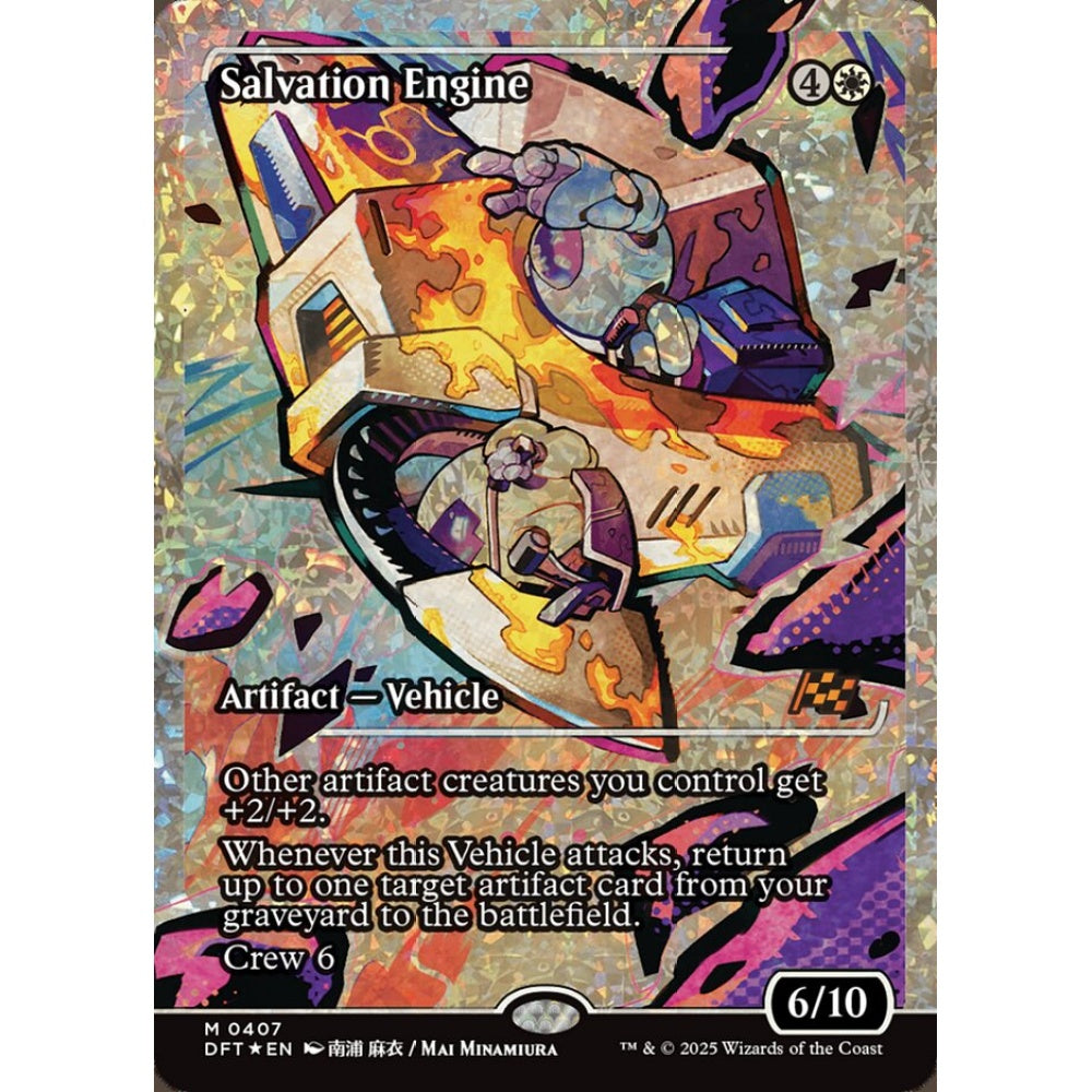 Salvation Engine, 407, mythic, Magic: The Gathering, Aetherdrift