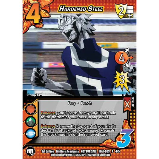 Hardened Steel, 4/5, P, UniVersus, Promos