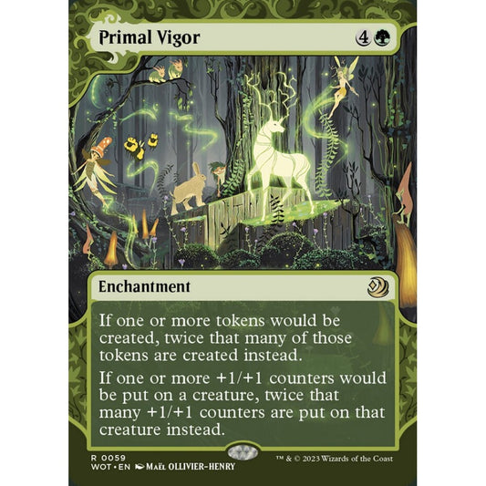 Primal Vigor rare 59 Magic the Gathering Wilds of Eldraine: Enchanting Tales