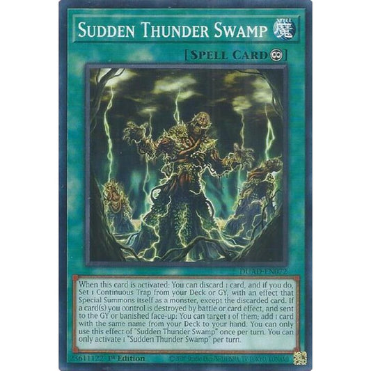 Sudden Thunder Swamp DUAD-EN072 Common Yu-Gi-Oh Duelist's Advance