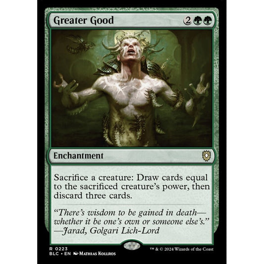 Greater Good, 223, rare, Magic: The Gathering, Bloomburrow