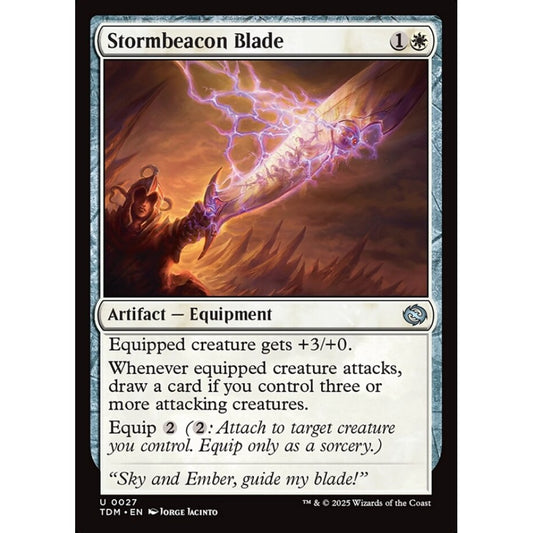 Stormbeacon Blade uncommon 27 Magic the Gathering Tarkir: Dragonstorm