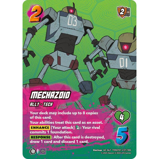 Mechazoid 237/186 TMNT01 Universus Teenage Mutant Ninja Turtles Backup UC-ALT