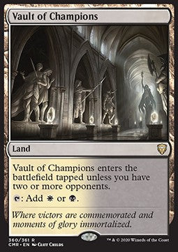 Vault of Champions - Commander Legends (Rare) [CMR-360]