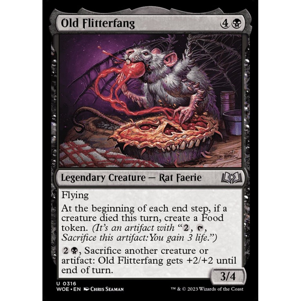 Old Flitterfang, uncommon, 316, Magic the Gathering, Wilds of Eldraine