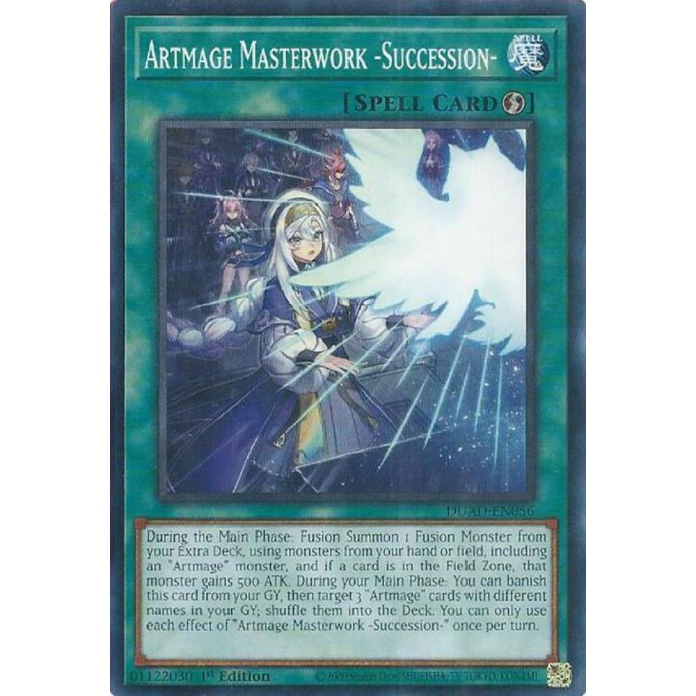 Artmage Masterwork -Succession- DUAD-EN056 Common Yu-Gi-Oh Duelist's Advance