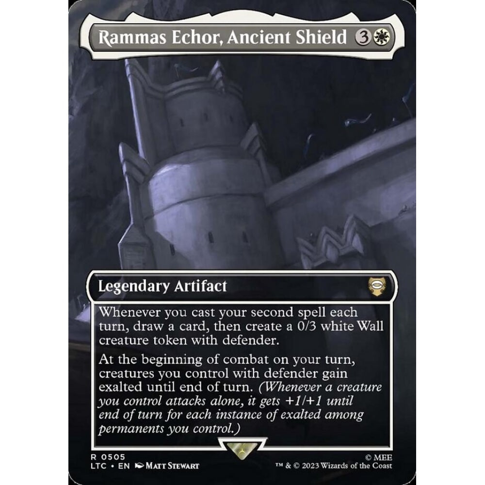 Rammas Echor, Ancient Shield, rare, 505, Magic the Gathering, Tales of Middle-earth Commander