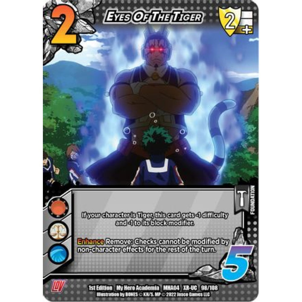 Eyes of the Tiger, 098/108, XR-UC, UniVersus, MHA04 League of Villains