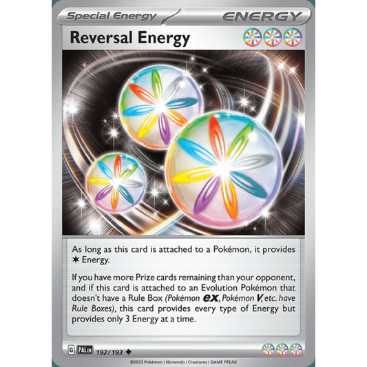 Reversal Energy Uncommon 192/193 Pokemon Card Game Paldea Evolved