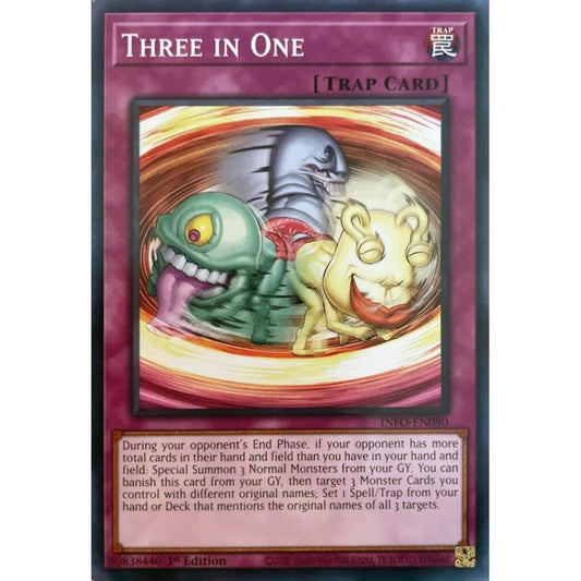 Three in One INFO-EN080 Common Yu-Gi-Oh The Infinite Forbidden