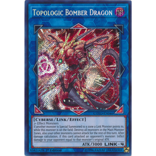 Topologic Bomber Dragon MP25-EN030 Starlight Starlight Rare Yu-Gi-Oh 2025 Mega-Pack Tin in Art