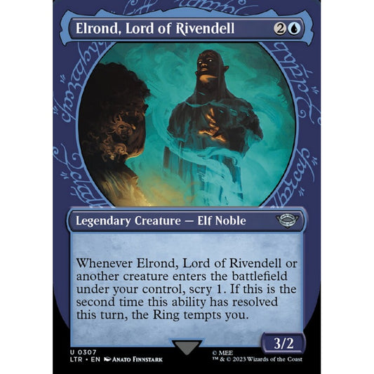 Elrond, Lord of Rivendell, uncommon, 307, Magic the Gathering, The Lord of the Rings: Tales of Middle-earth