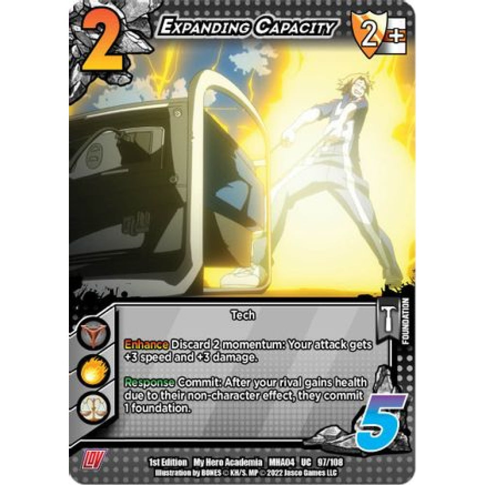 Expanding Capacity, 097/108, UC, UniVersus, MHA04 League of Villains