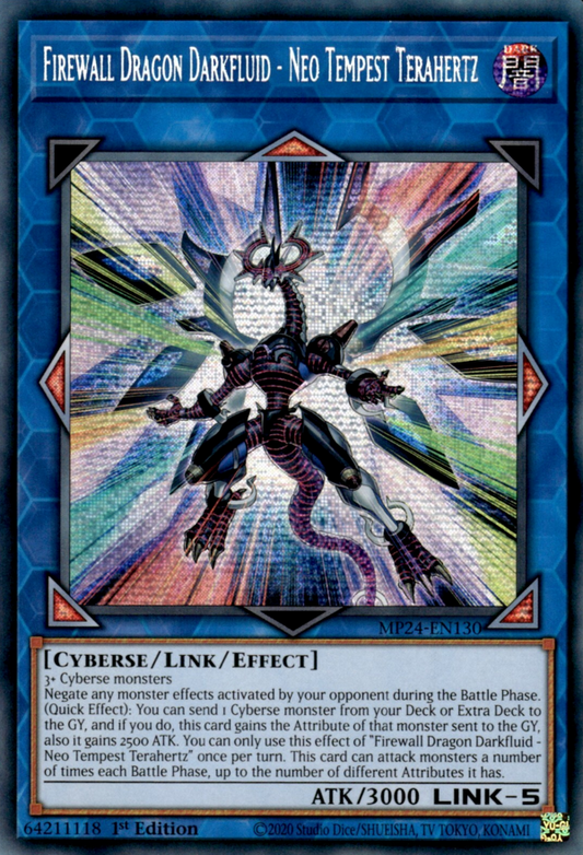 Firewall Dragon Darkfluid - Neo Tempest Terahertz MAZE-EN028 Collector's Rare Collector's Rare Yu-Gi-Oh Maze of Memories in Art